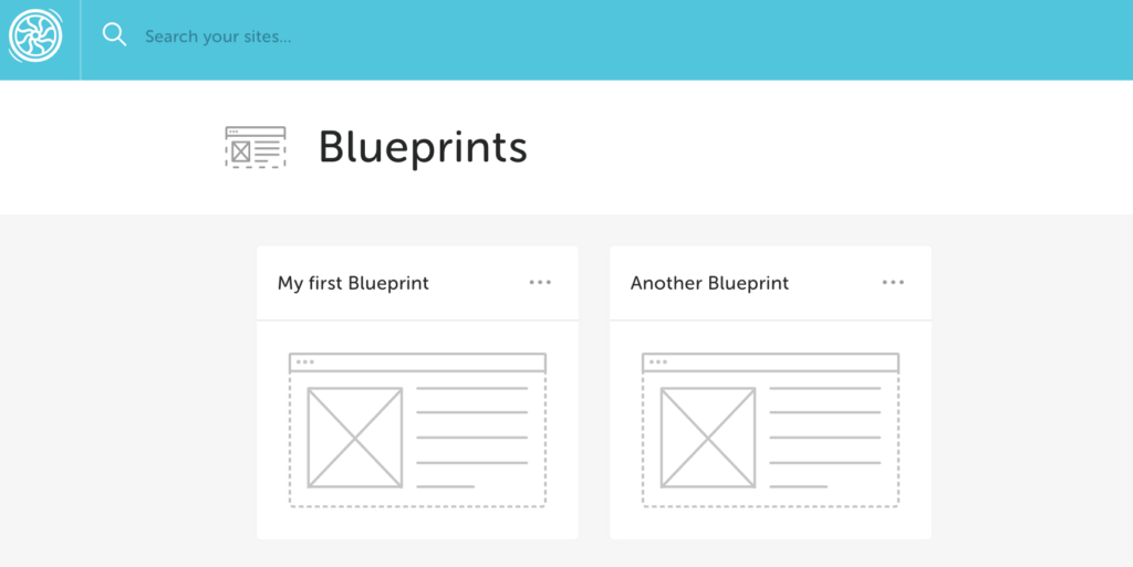 blueprints feature allows you to create a template of plugins themes and settings allowing you to spin new sites with ease
