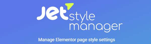 Jet style manager by Crockoblock- manage your Elementor style settings and speed up your site