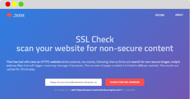 JitBit SSL check for non secure content 