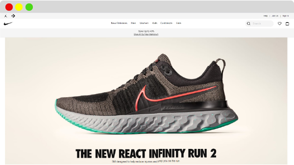 Major brands like Nike use WordPress