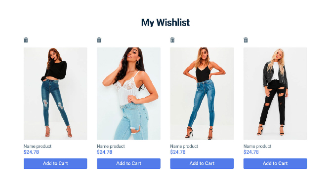 wish list layout